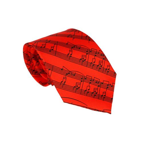 Tie, note lines diagonally, different colors - color: red / black