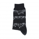 Socks black, note lines white - size: 43/45