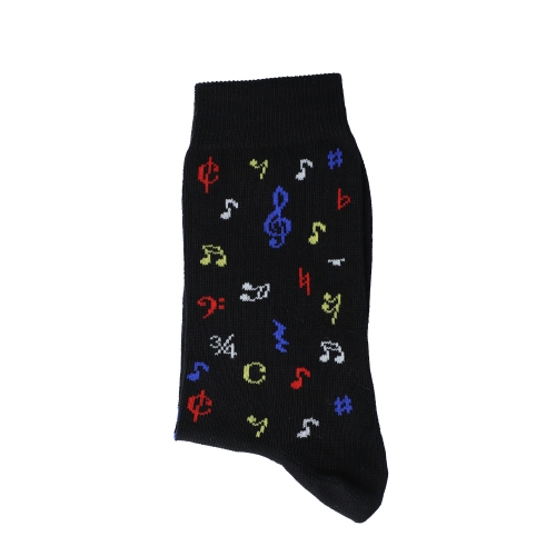 Socks notes multicolored - size: 27/30