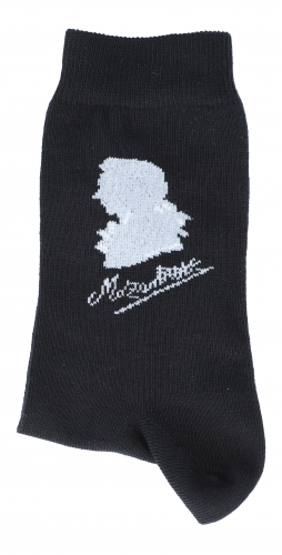 Mozart silhouette socks