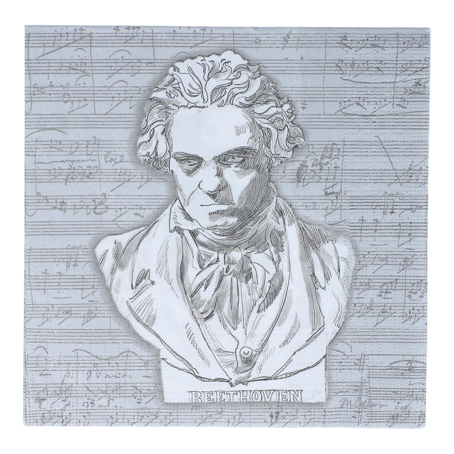 Napkins 33/33 cm, Beethoven