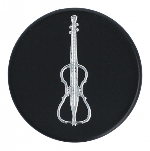 Magnets, organization magnets black / silver - instruments / design: violin
