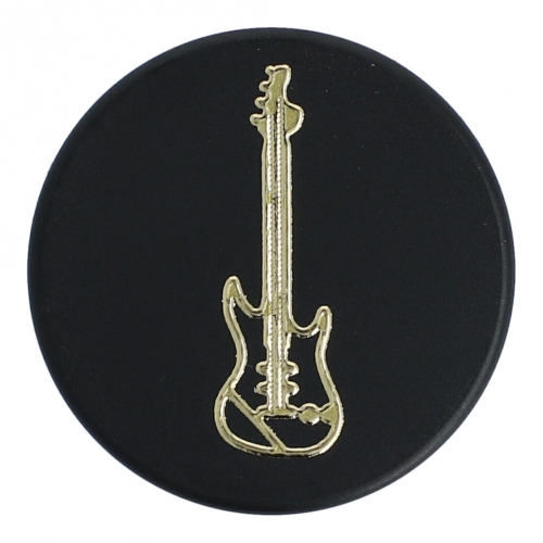 Magnets, organization magnets black / gold - instruments / design: electric guitar