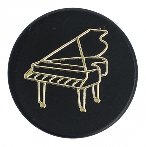 Magnets, organization magnets black / gold - Instruments / Design: Piano