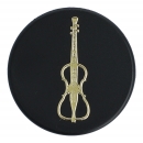 Magnets, organization magnets black / gold - instruments / design: violin