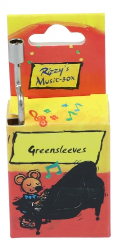 Rizzi music boxes with unforgettable melodies from all over the world - Melody: Greesleeve