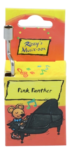 Rizzi music boxes with unforgettable melodies from all over the world - Melody: Pink panther