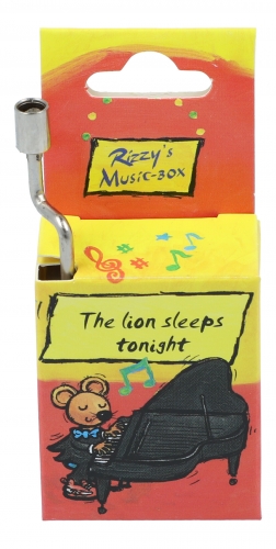 Rizzi music boxes with unforgettable melodies from all over the world - Melody: The lion sleeps tonigth