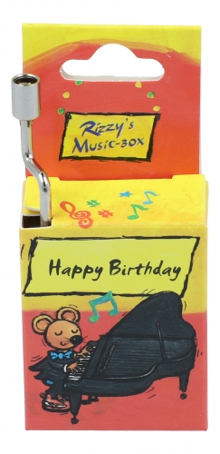 Rizzi music boxes with unforgettable melodies from all over the world - melody: Happy Birthday