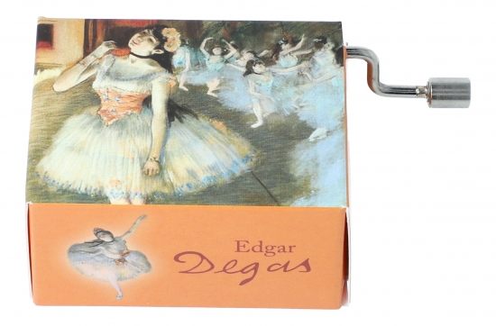 Melody waltz of flowers, motif Edgar Degas ballerinas