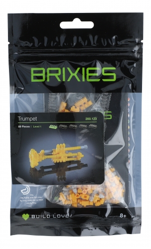 Brixies Mini-Collections / Microsized building blocks, trumpet
