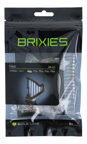 Brixies Mini-Collections / Microsized building blocks, harp
