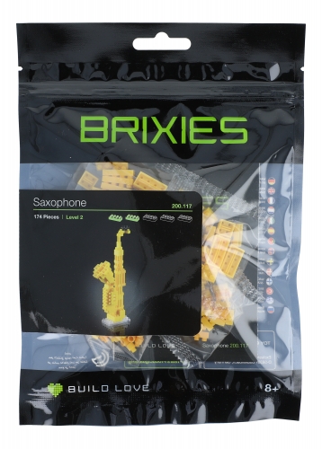 Brixies Mini-Collection / Micro Sized building blocks, saxophone