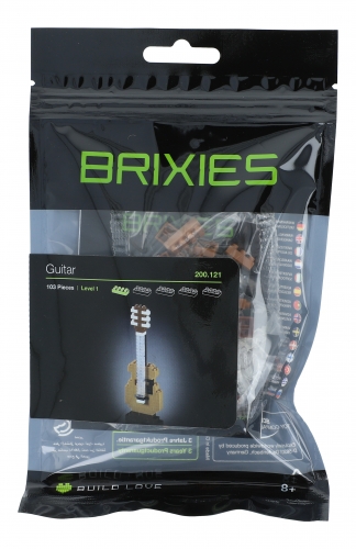 Brixies Mini-Collectionen / Micro Sized building blocks, acoustic guitar