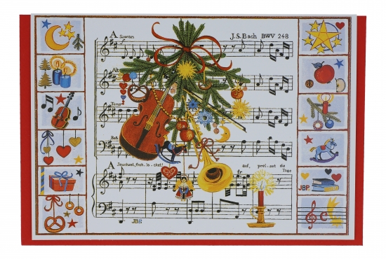 Double card, Christmas Oratorio, J.S.Bach