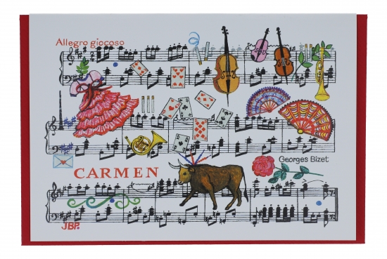 Double card, Carmen, Georges Bizet