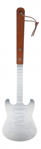 BBQ guitar spatula with wooden handle