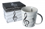 Porcelain mug I Love Music, with box