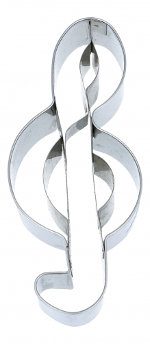 Cookie cutter treble clef