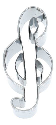 Cookie cutter treble clef