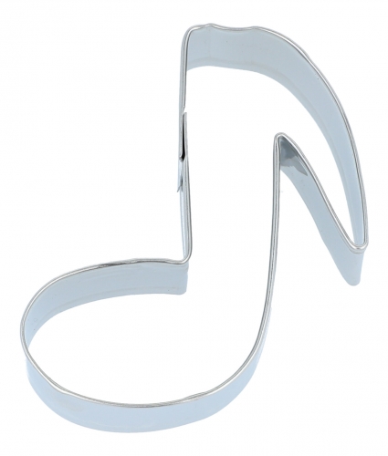 Eighth note cookie cutter