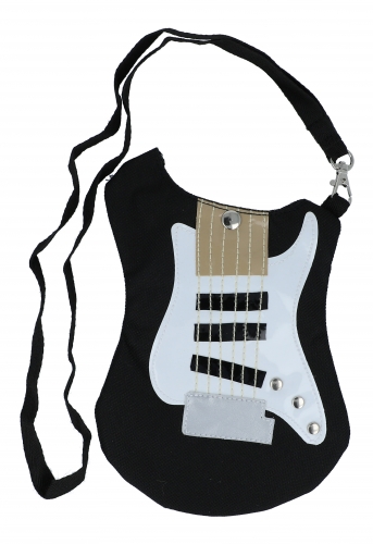 Small shoulder bag in guitar shape
