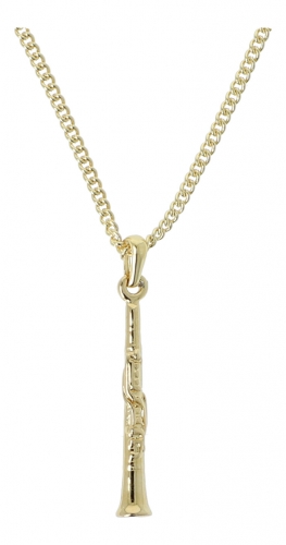 Clarinet pendant, with chain