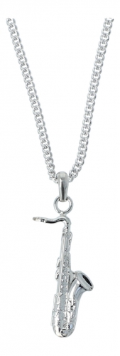 Pendant saxophone, with chain