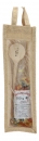 Gift set jute bag with noodles / wooden spoon treble clef