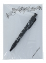 Schreibset Kugelschreiber und A6-Block mit verschieden Instrumenten