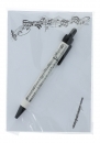 Schreibset Kugelschreiber und A6-Block mit verschieden Instrumenten