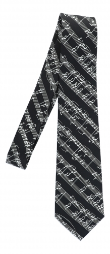 Tie, note lines diagonally, different colors - color: black / white