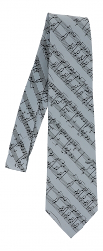 Tie, note lines diagonally, different colors - color: gray / black