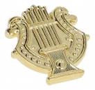 Pin, without box, lyre