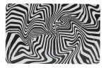 Pikcard black and white swirls