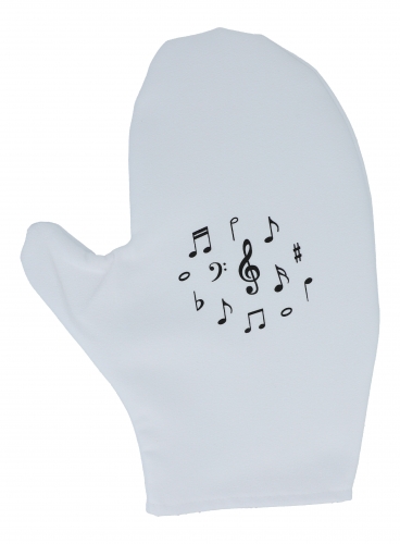 Microfiber glove mix of notes