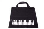 Handle bag, black, keyboard