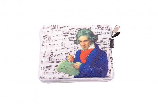 Shopping bag, 100% polyester, bag in bag - composer: Beethoven