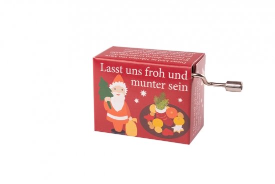 Music box with Christmas tunes - melody: Lasst uns froh und munter sein