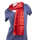 Note line scarf, scarf with satin stripes, different colors
