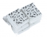 Eraser, individually packed - Instruments / Design: mix of notes