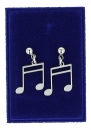 Pair of earrings made of stainless steel