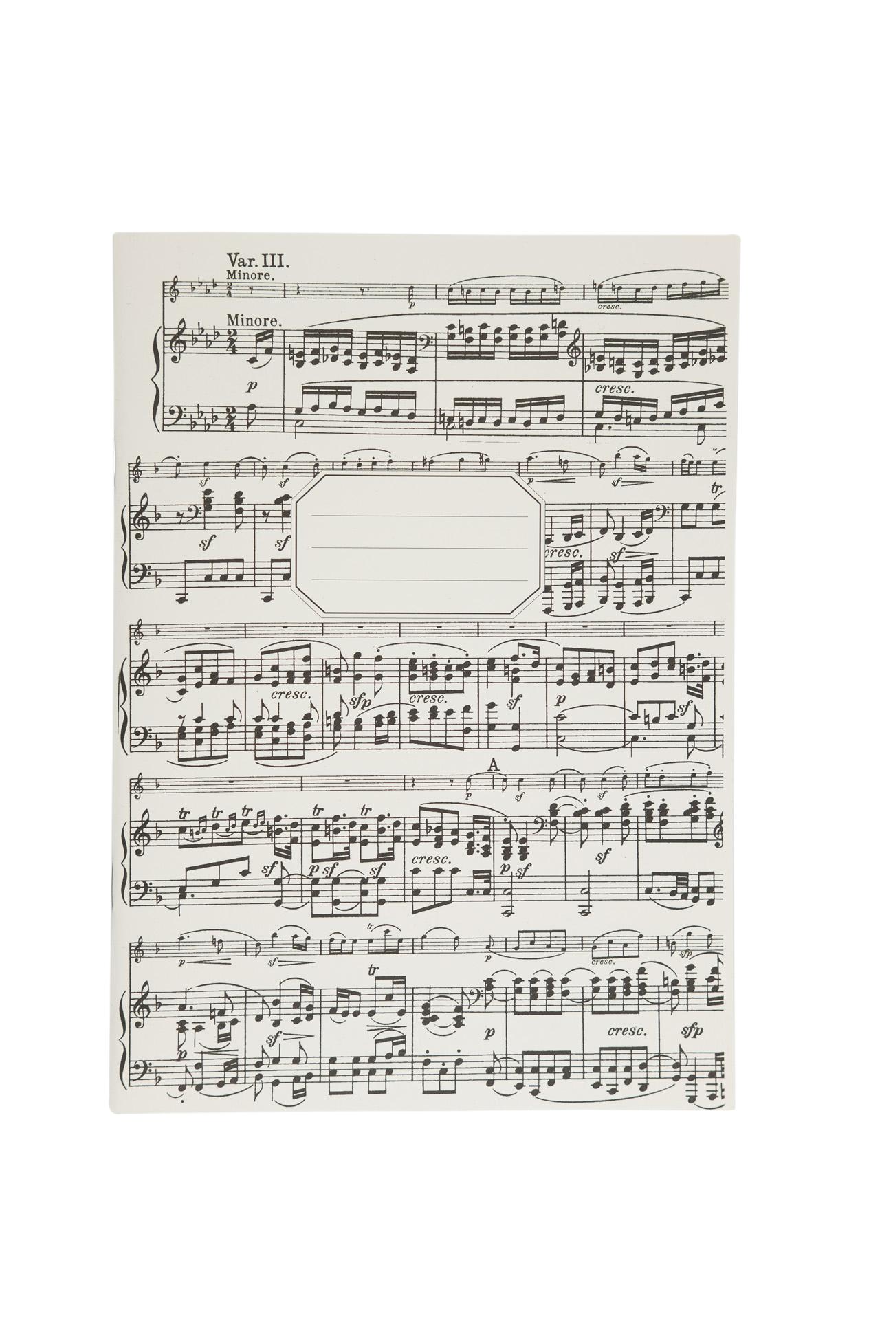 Decor notebook Beethoven in DIN A5