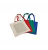 Tote bag with printed staves, long handles, different colors