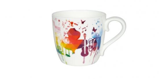 Colorful orchestra mug