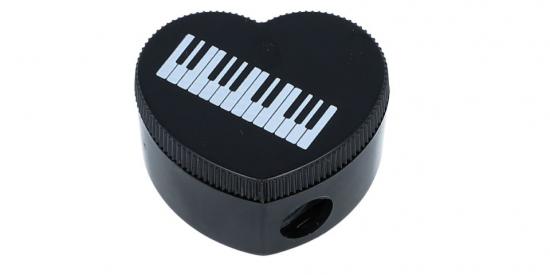 Heart-shaped pencil sharpener - Instruments / Design: Keyboard