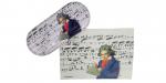 Ludwig van Beethoven-glasses case and microfiber cloth 