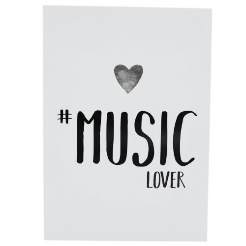 Postcard #Music Lover