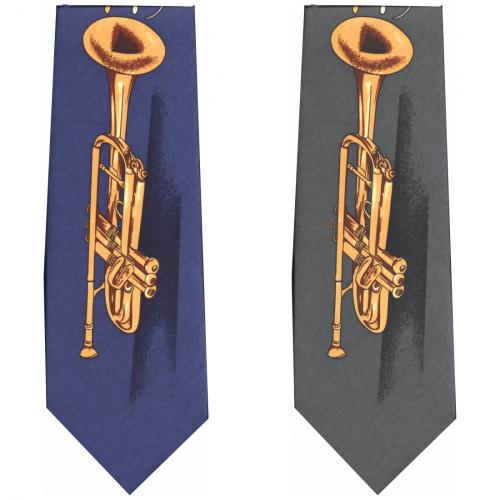 Polyester-Krawatte Trompete in 2 Farben