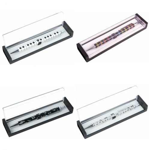 Music design ballpoint pen in gift box, different variants